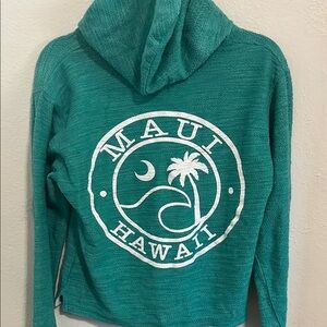 Southern Spirit Maui Hawaii Hooded Long Sleeve Top